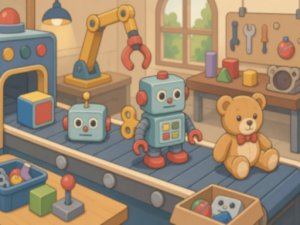 Toy Factory Conveyor Action Game