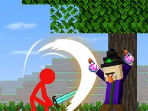 Stickman vs Craftman Action Game