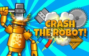 Crash the Robot! Physics Puzzle Game Online