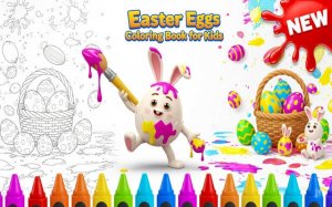 Easter Eggs Coloring Book: Free Kids Online Game