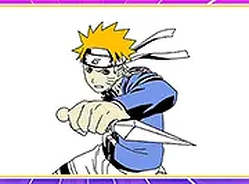 Let's Color Naruto Online Coloring Game