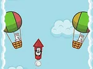 Bunny Goes Boom! Online Flying Game