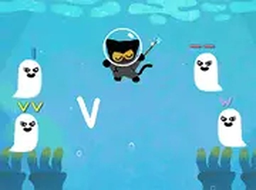 Doodle Halloween Momo Cat: Sea Magic Action Drawing Game