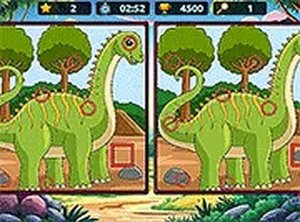 Dinosaur: Spot the Difference Puzzle Game