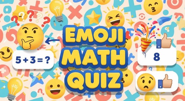 Emoji Math Quiz Online Puzzle Game